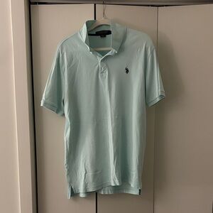 U.S. Polo Assn. Men's Aqua Polo Shirt